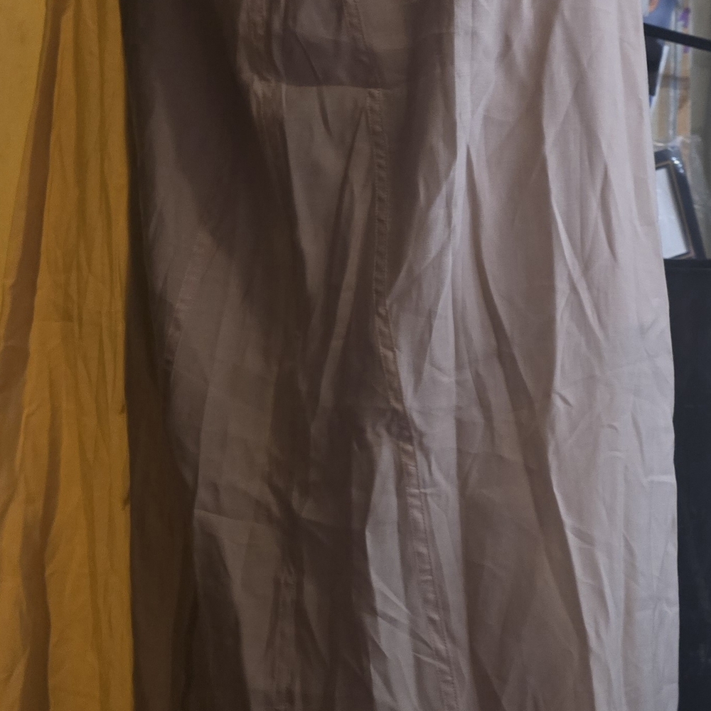 Yellow and Beige Drapes